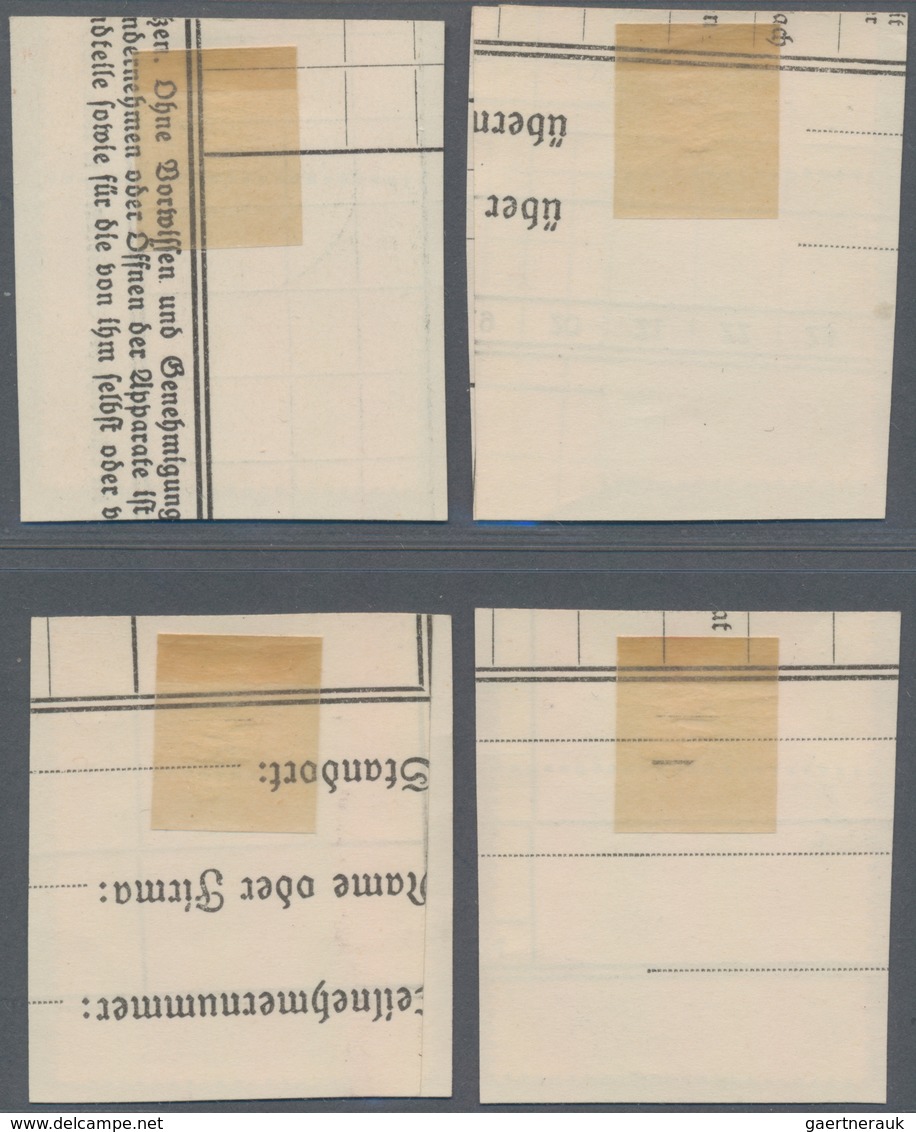 Österreich: 1933, FIS Wettkämpfe I, 4 Werte Auf Briefstücken Mit SST Von Innsbruck, Mi€ 350,- - Gebraucht