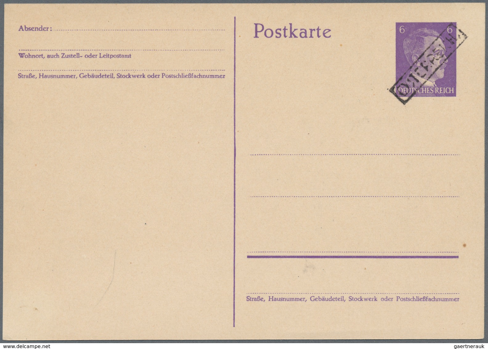 Österreich - Lokalausgaben 1945 - Senftenberg: 1945, SENFTENBERG: Sechs Hitler-Postkarten Dabei 2 X - Other & Unclassified