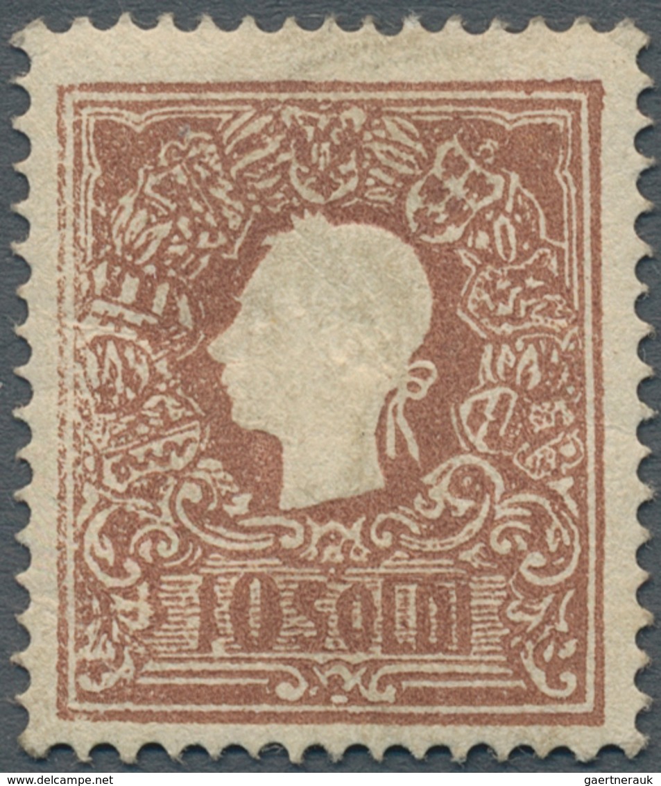 Österreich - Lombardei Und Venetien: 1859, 10 Soldi Lilabraun, Type II, Farbfrisches Und Gut Gezähnt - Lombardy-Venetia