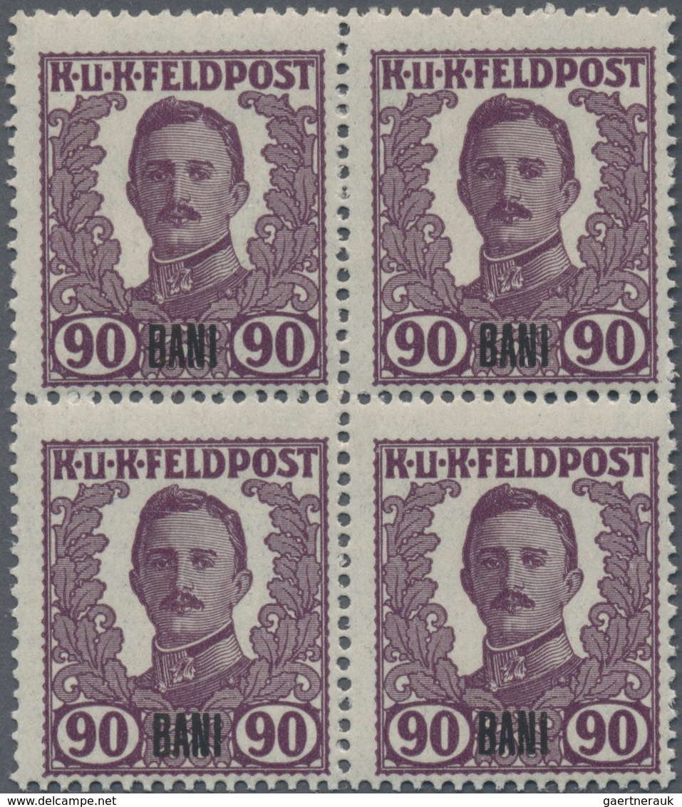 Österreichisch-Ungarische Feldpost - Rumänien: 1918, Nicht Ausgegebene Freimarke Kaiser Karl I. 90 H - Sonstige & Ohne Zuordnung