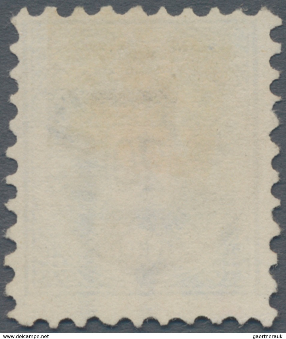 Österreich - Verwendung In Liechtenstein: 1883, 20 Kr. Grau Doppeladler, Gez. 9 1/2, Kab.stück, Lt. - Autres & Non Classés