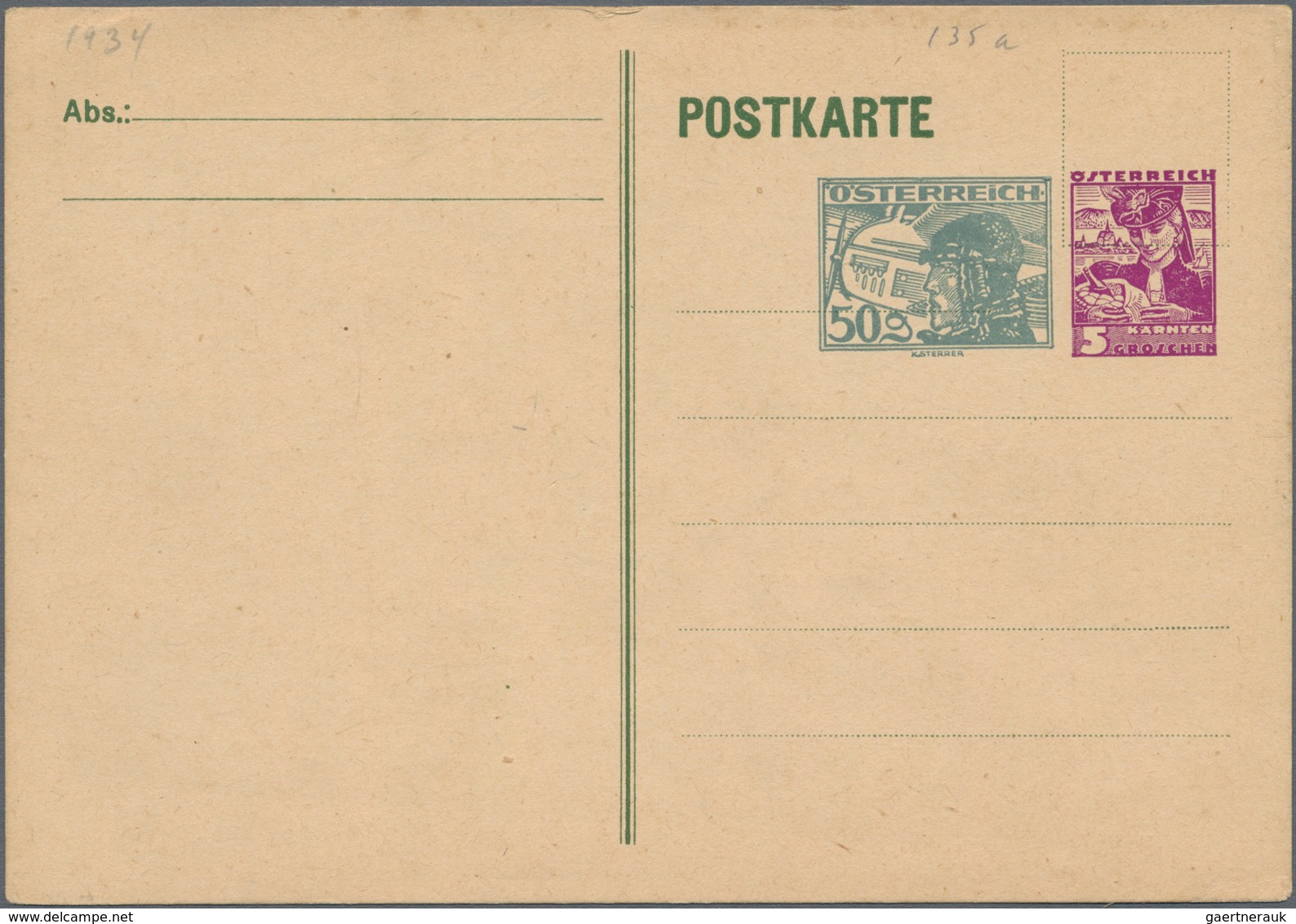 Österreich - Privatganzsachen: 1934, Zwei Ungebrauchte Privatpostkarten Jeweils 50g Graublau Neben 5 - Sonstige & Ohne Zuordnung