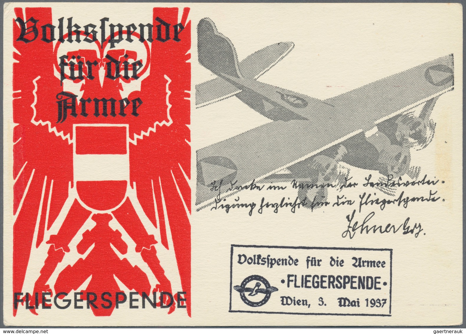 Österreich - Privatganzsachen: 1937, "VOLKSSPENDE Für Die Armee" 2 Verschiede Privatganzsachen-Karte - Sonstige & Ohne Zuordnung