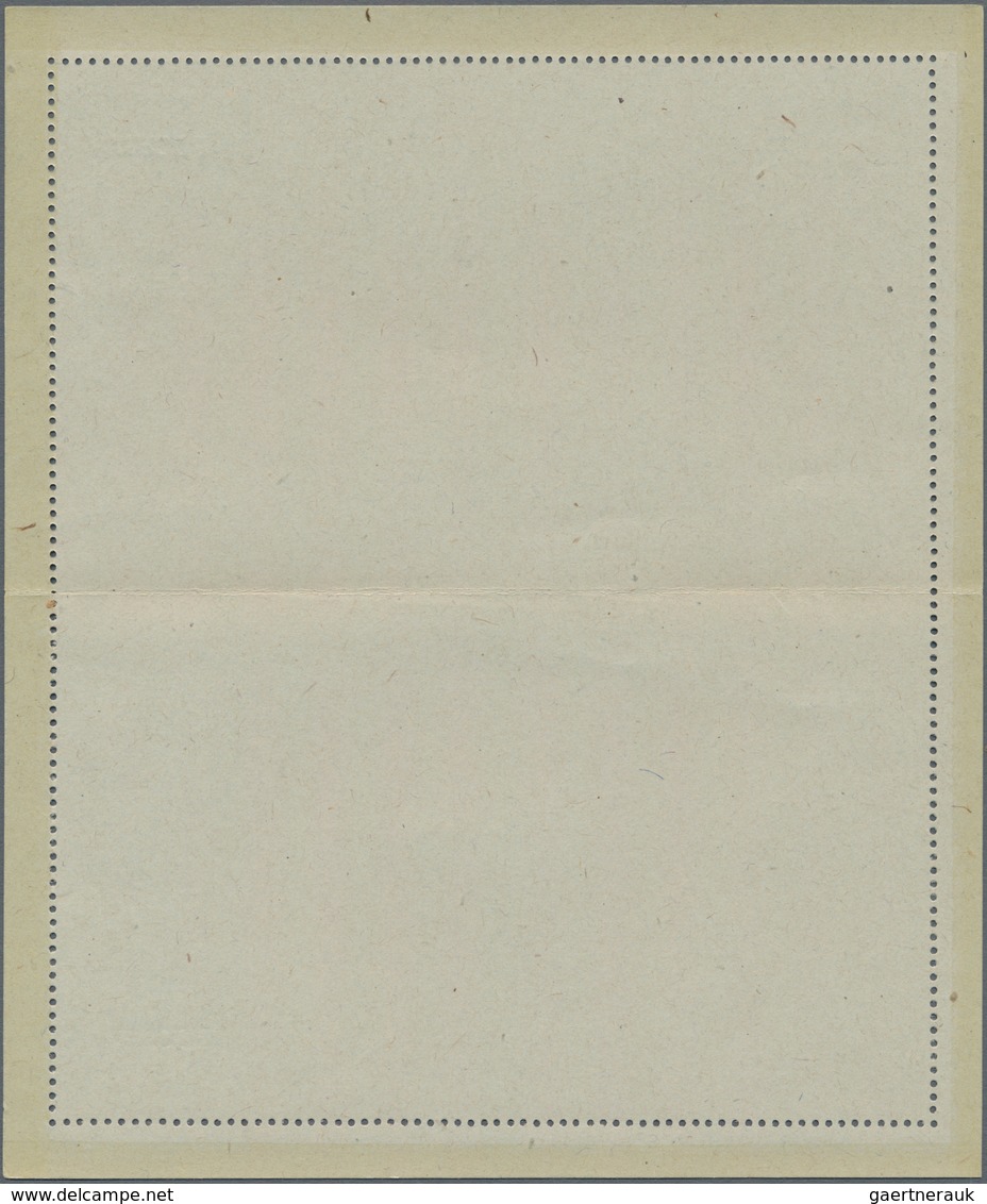 Polen - Ganzsachen: 1918, Unused Postal Stationery Lettercard 25 H. Black On 20 Heller Green, Overpr - Stamped Stationery