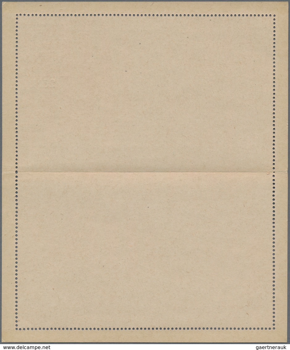 Polen - Ganzsachen: 1919, Letter Card 25hl. On 10h. Rose, Unused. - Stamped Stationery