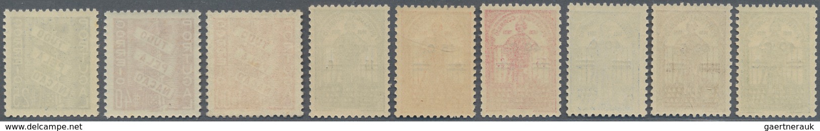 Portugal: 1931/1938, Nice Lot With Mint Never Hinged Stamps, Only A Few Are Hinged. Michel No. 531/6 - Other & Unclassified