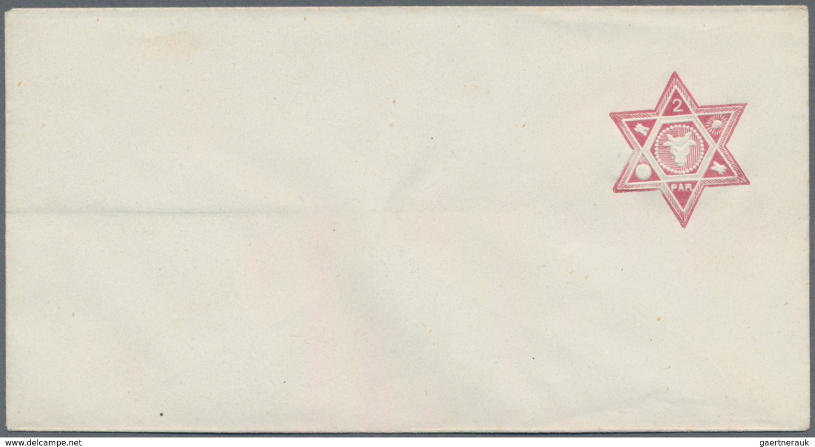 Rumänien - Ganzsachen: 1862-1864 (about) Project For The First Postal Stationery Envelopes Of Romani - Postal Stationery