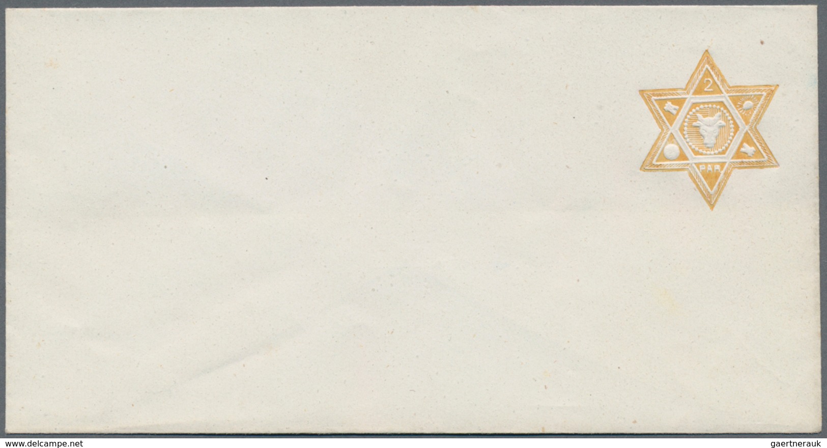 Rumänien - Ganzsachen: 1862-1864 (about) Project For The First Postal Stationery Envelopes Of Romani - Postal Stationery