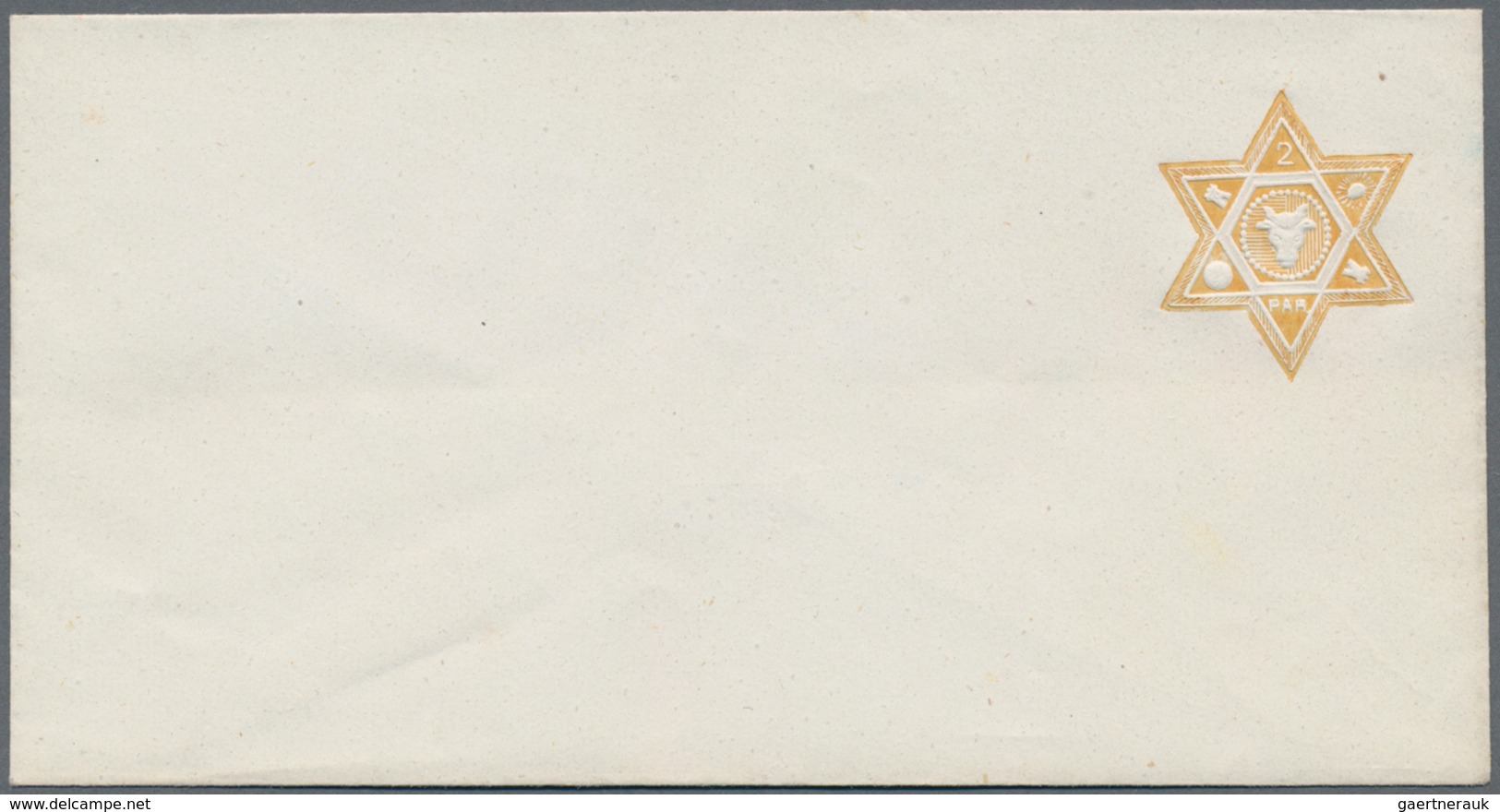 Rumänien - Ganzsachen: 1862-1864 (about) Project For The First Postal Stationery Envelopes Of Romani - Interi Postali