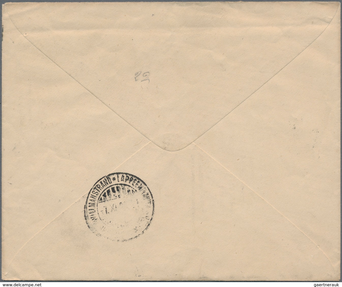 Russland: 1899, Commercially Used Postal Stationery Envelope With TPO Line 214 (Mosty - Orany) To La - Gebraucht