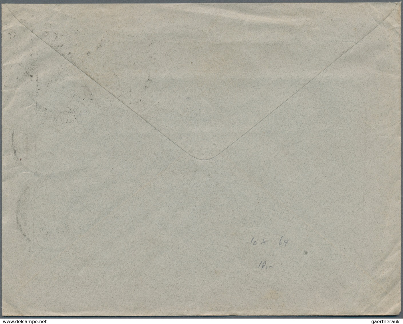 Russland: 1909, Letter With Beautiful Franking Of A Block Of 8 Of The 1 Kop. Stamp Coat Of Arms Yell - Gebraucht