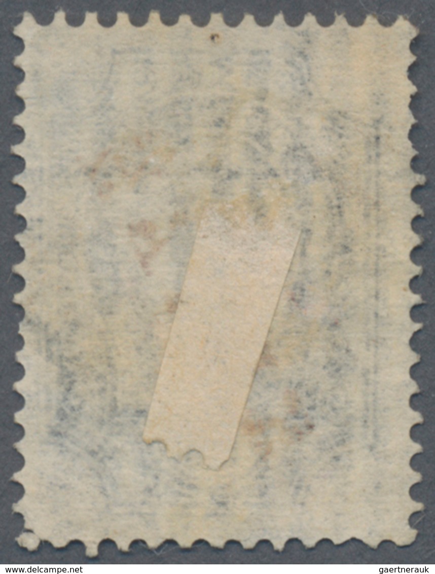 Russische Post In China: 1904, 10 K. Dark Blue With Overprint On Vertical Laid Paper, Illegible Canc - China