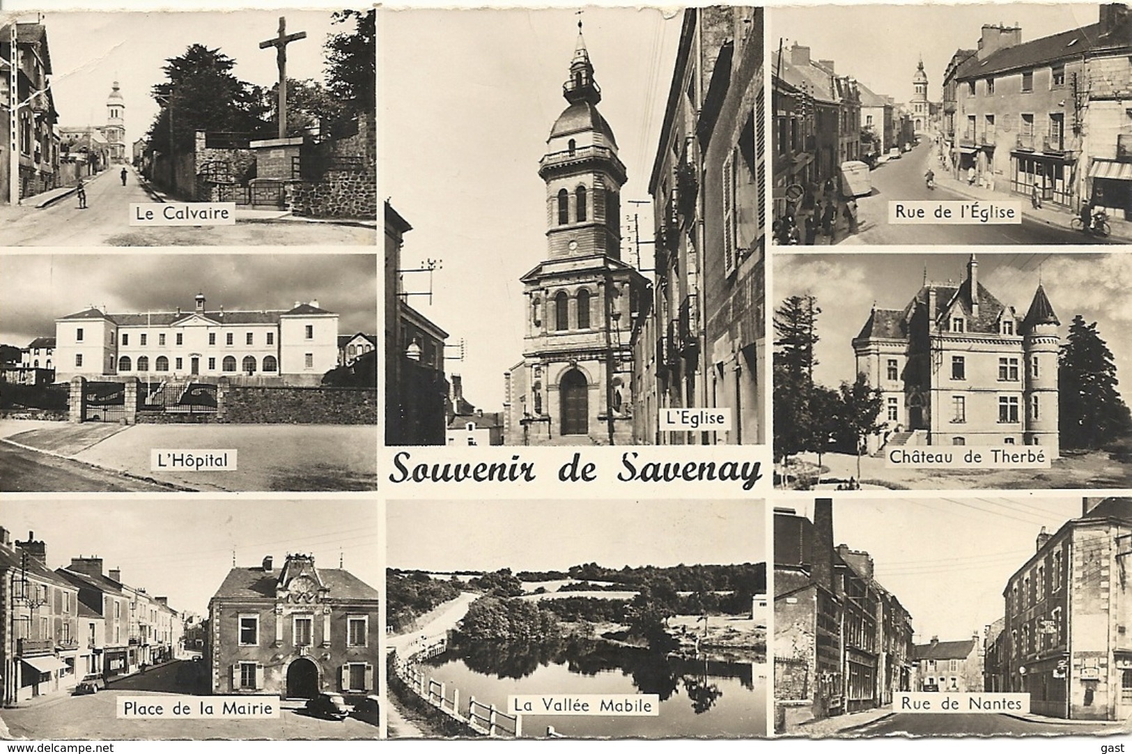 44  SAVENAY   SOUVENIR DE  SAVENAY    8  VUES - Savenay
