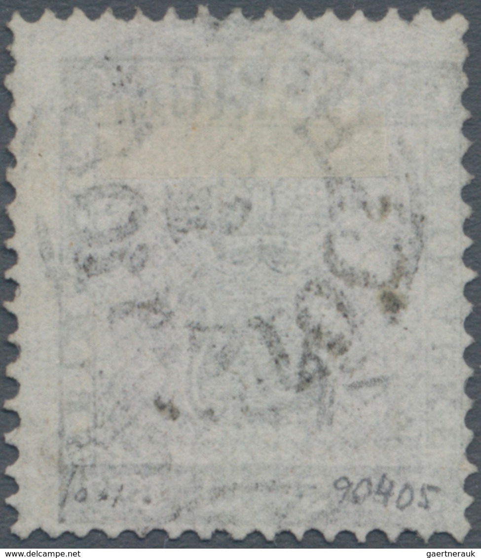 Schweden: 1855 Sex (6) Skill. B:co. Grey, Cancelled By "STOCKHOLM 1/10 1857" C.d.s., Fresh And Very - Gebraucht