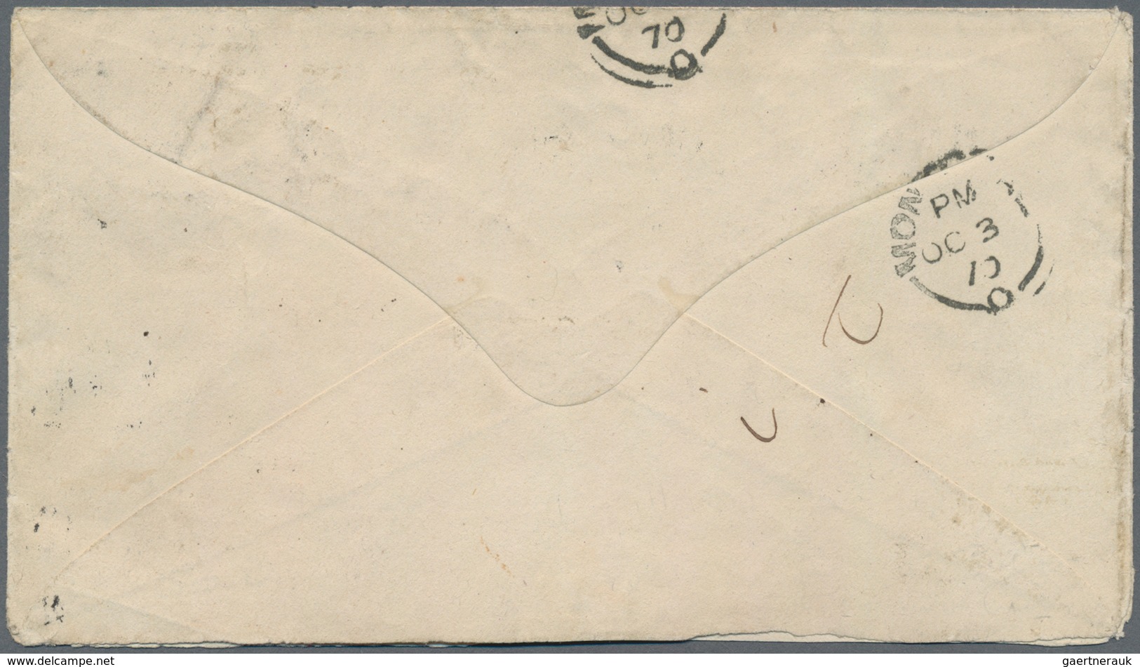 Schweden: 1870 Cover From Stockholm To Montreal, CANADA Via London Franked By 1858-70 24 øre Orange - Gebraucht