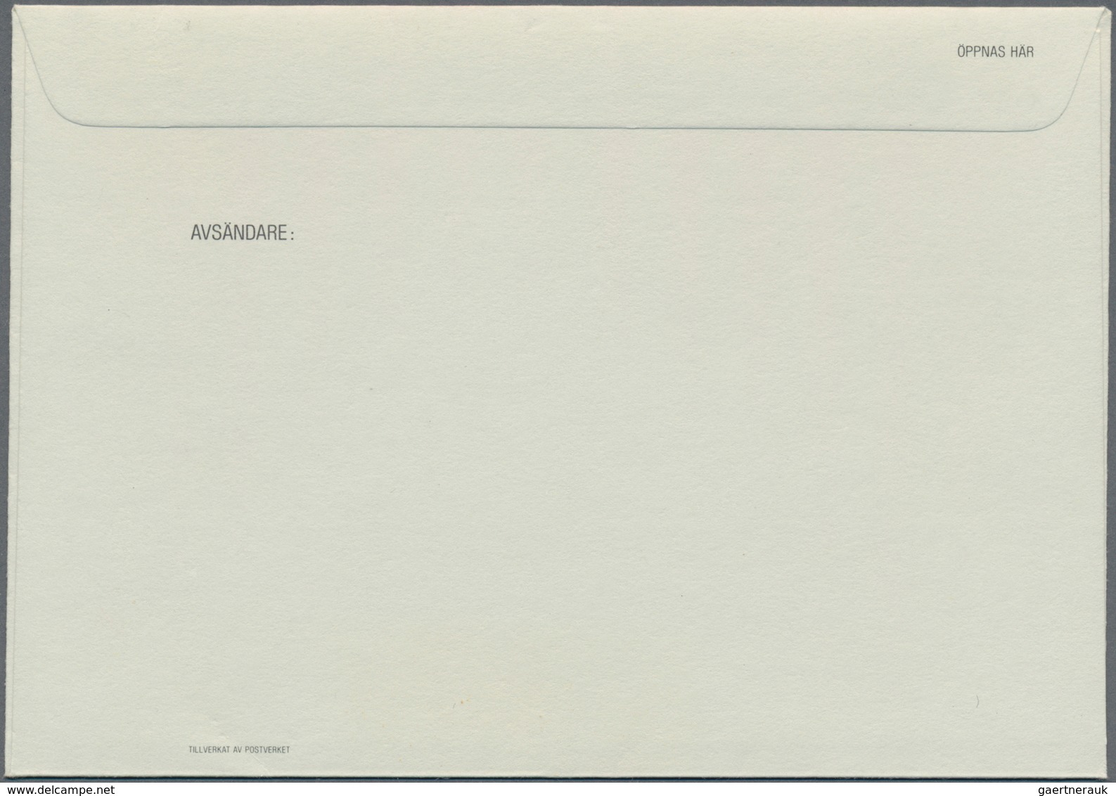 Schweden - Ganzsachen: 1976, A Completely Unprinted Airmail Folded Letter In The Original Packaging - Postal Stationery