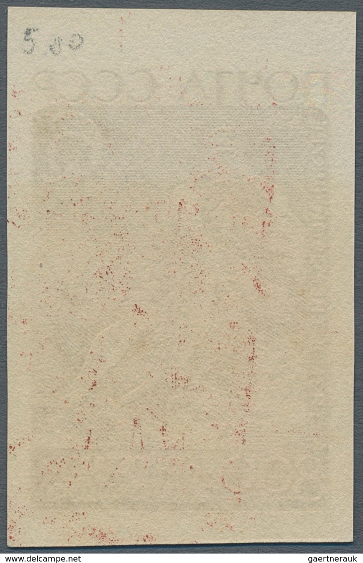 Sowjetunion: 1966, 6 Kop. Schota Rustaweli, Imperf. Proof In Bright Reddish-brown On Ungummed Paper, - Covers & Documents