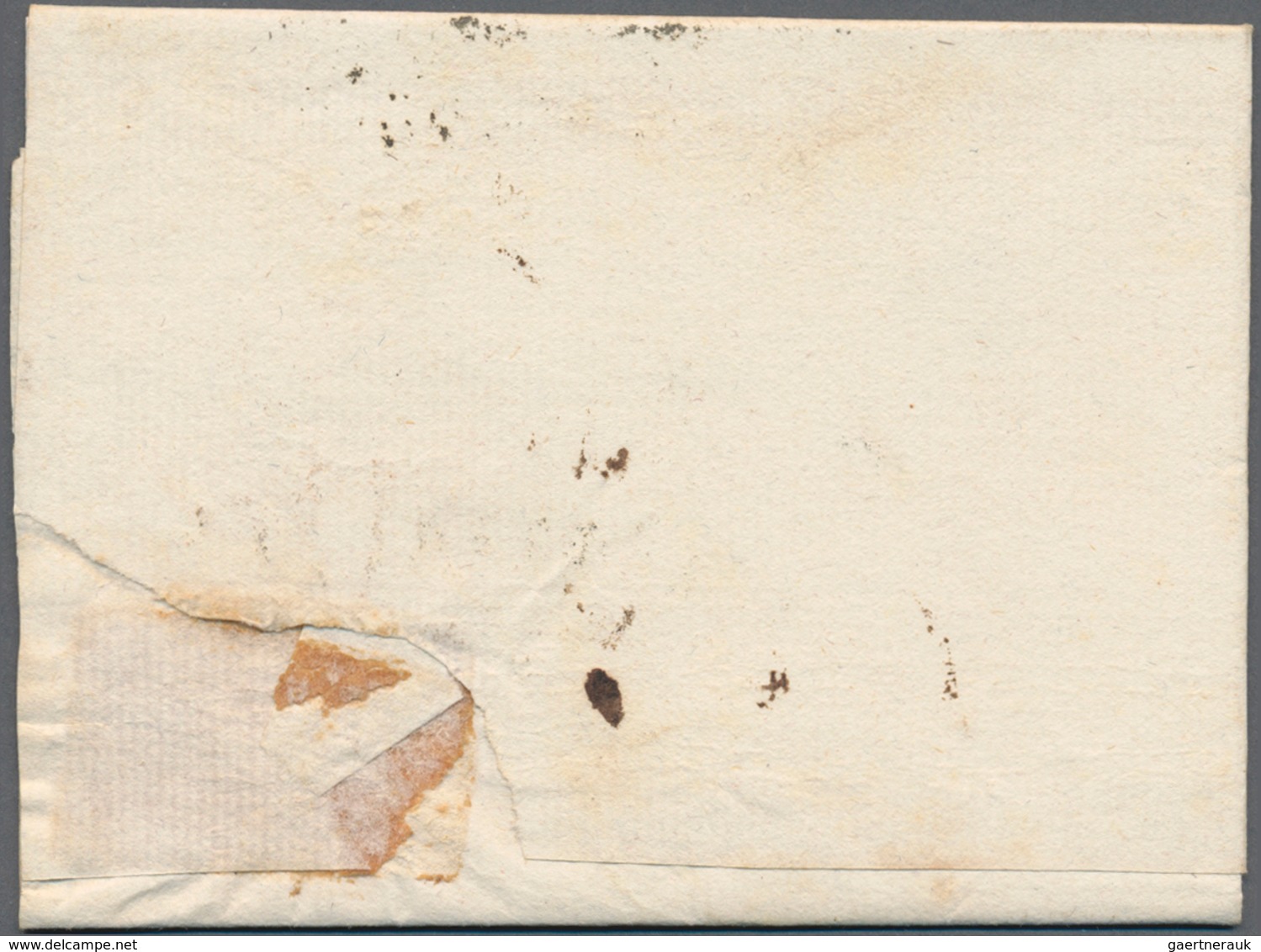 Spanien - Vorphilatelie: 1802 (15 Feb). Very Rare One Liner CARACAS (Venezuela) On Taxed Letter To C - ...-1850 Prephilately
