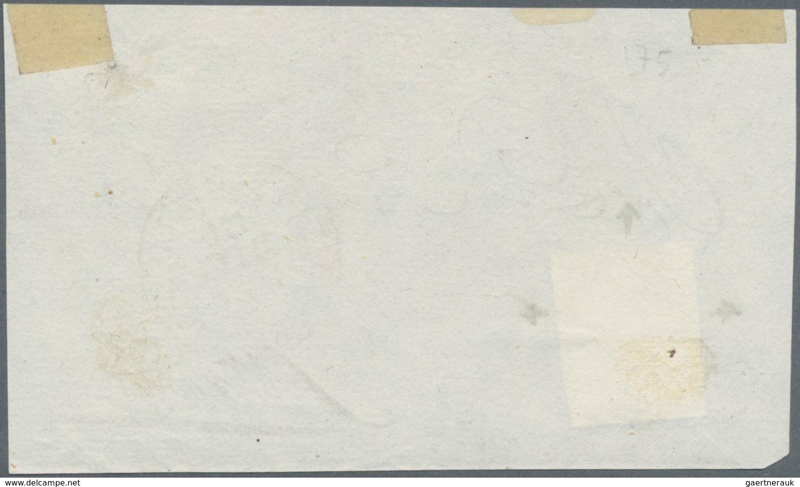 Spanien: 1850, 6cs. Black, Plate II, Type 12, Fresh Colour, Cut Into At Lower Right Otherwise Full M - Gebraucht