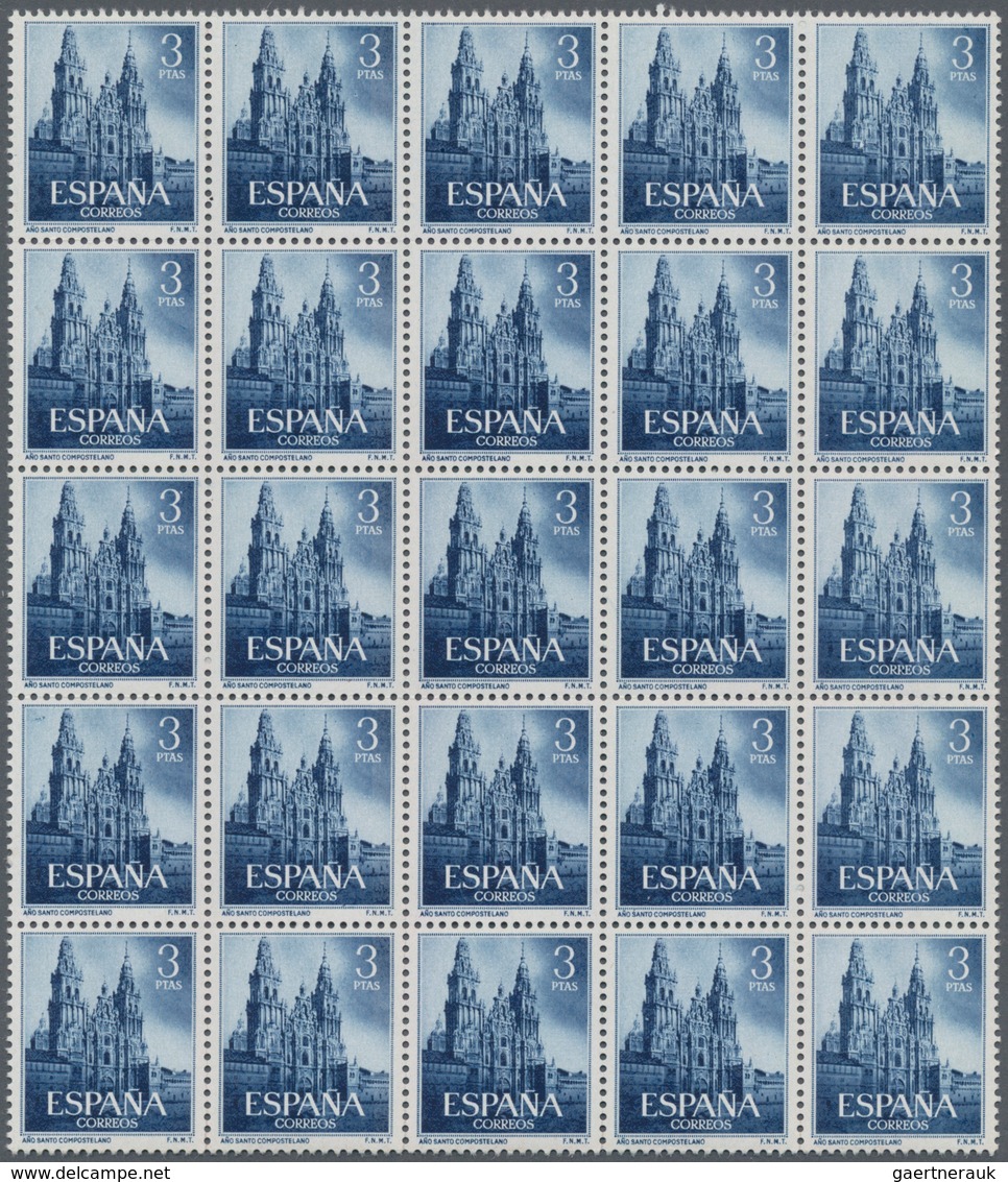 Spanien: 1954, Holy Year (Jacobus Of Compostela And Cathedral Of Santiago De Compostela) Complete Se - Gebraucht
