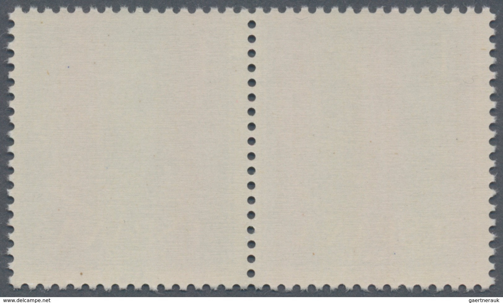 Spanien: 1955, Definitives "General Franco", 1pts. Blue, Colour Essay, Horizontal Pair, Unmounted Mi - Gebraucht