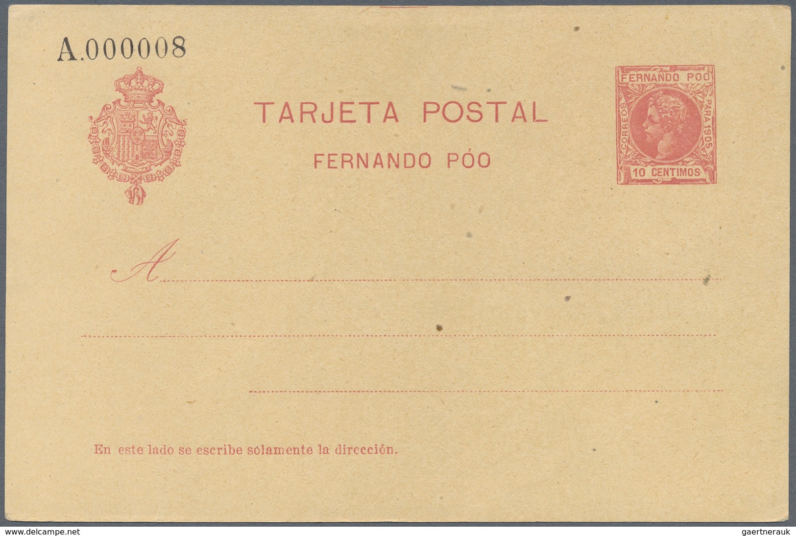 Spanien - Ganzsachen: 1903/1907. Lot Of 3 Postcards And 3 Reply Cards Alfonso XIII "Fernando Poo": I - 1850-1931