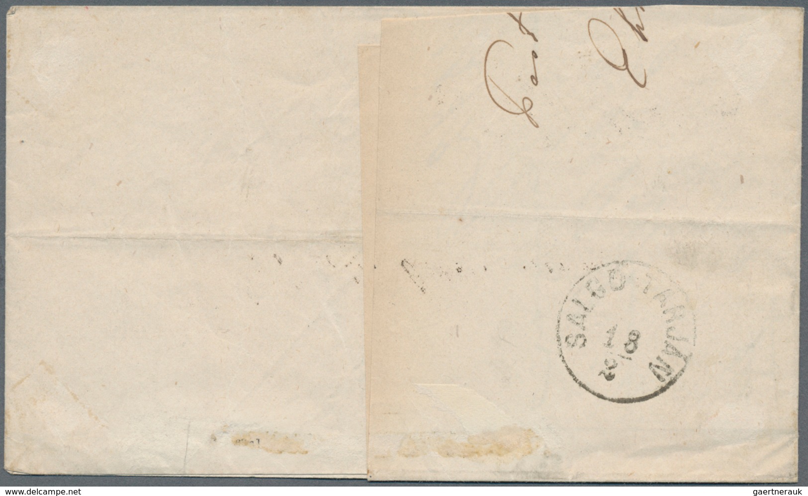 Ungarn: 1872 (17.2.), König Franz Josef 2 Kr. Gelborange StTdr. Einzelfrankatur Auf Faltbriefhülle V - Used Stamps