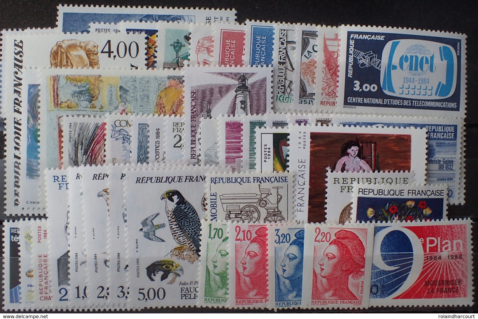 DF40266/1144 - ANNEE 1984 COMPLETE N°2299 à 2346 Sauf N°2321 (48 Timbres Neufs**) - Cote : 66,90 € - 1980-1989