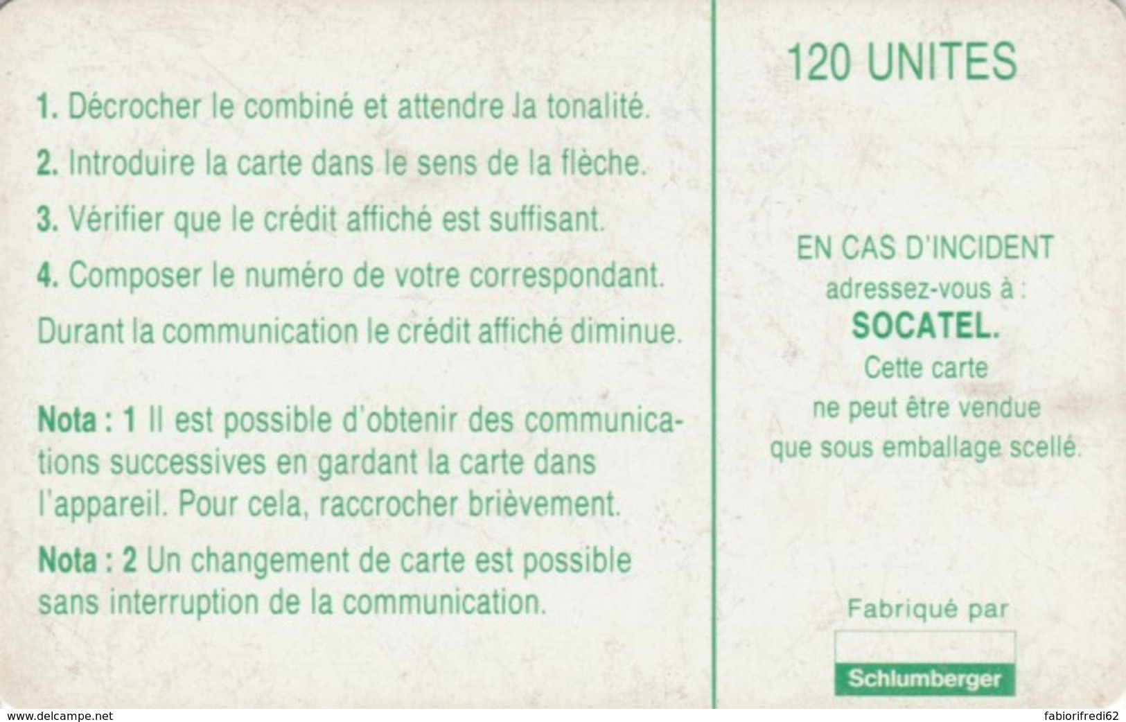 PHONE CARD- REP.CENTROAFRICANA (E56.33.5 - Centraal-Afrikaanse Republiek