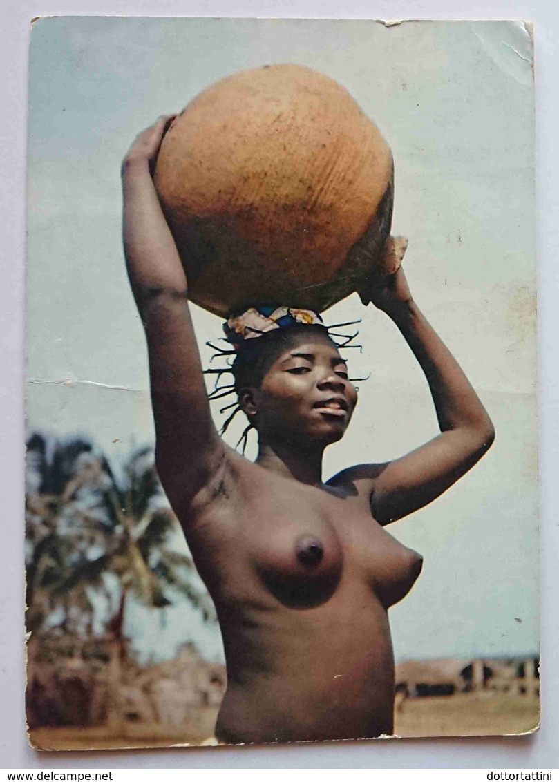 LIBERIA - Jeune Fille - Young Girl - Topless, Sein Nu, Nude, Naked Girl -  Vg - Liberia
