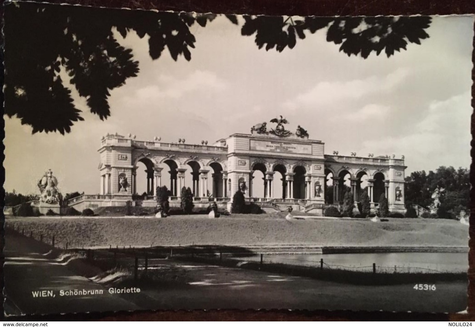 CPSM, Austria, Wien, Schonbrunn, Gloriette,spezifische Stempel Auf Der Rückseite, écrite En 1953 - Château De Schönbrunn