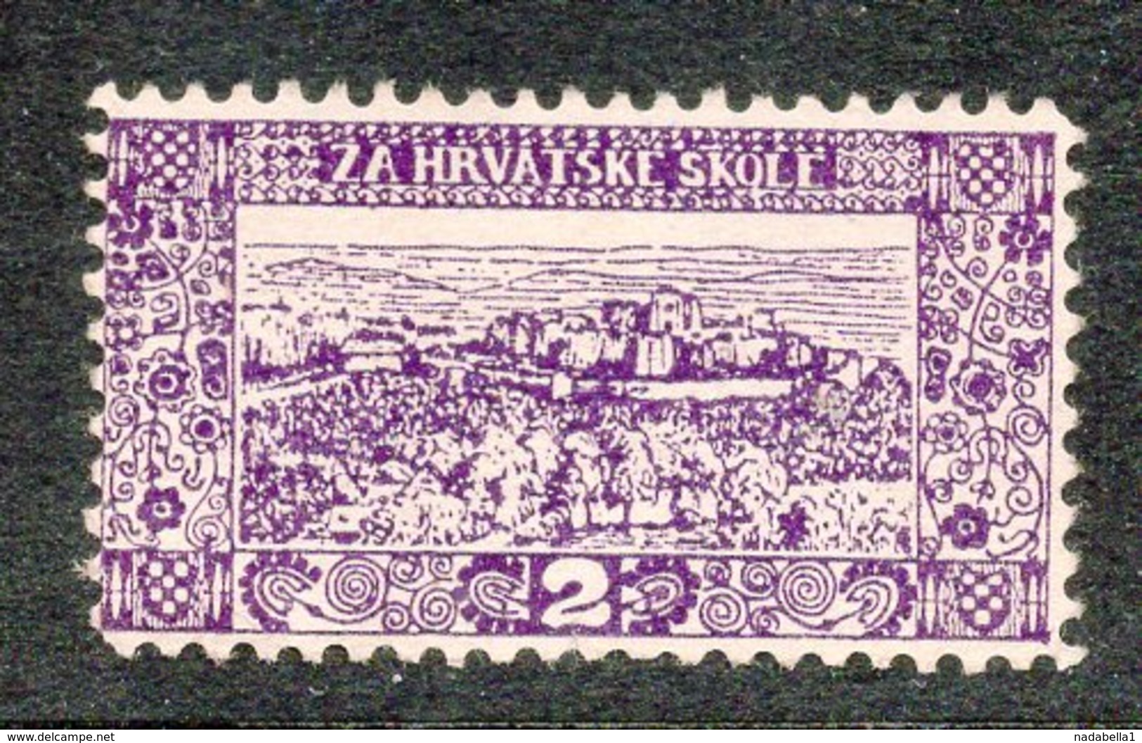 1910? CROATIA, FOR CROATIAN SCHOOLS, POSTER STAMP - Croatia