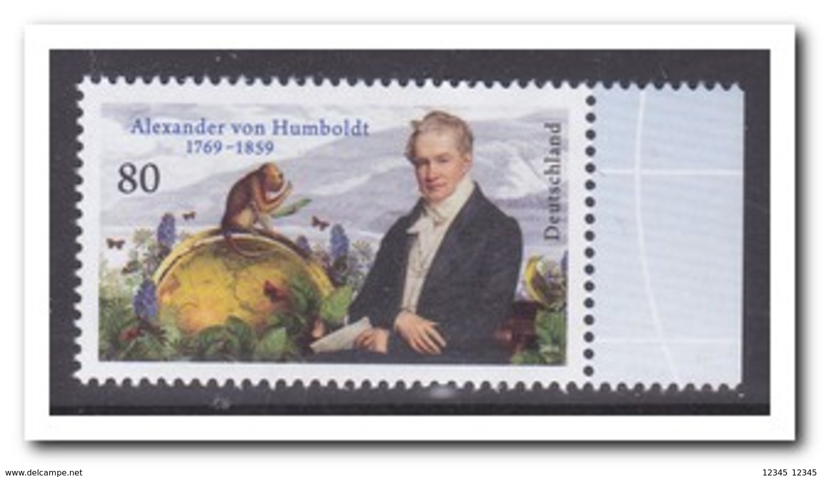 Duitsland 2019, Postfris MNH, Alexander Von Humboldt, Butterflies, Bird, Monkey, Flowers - Ongebruikt