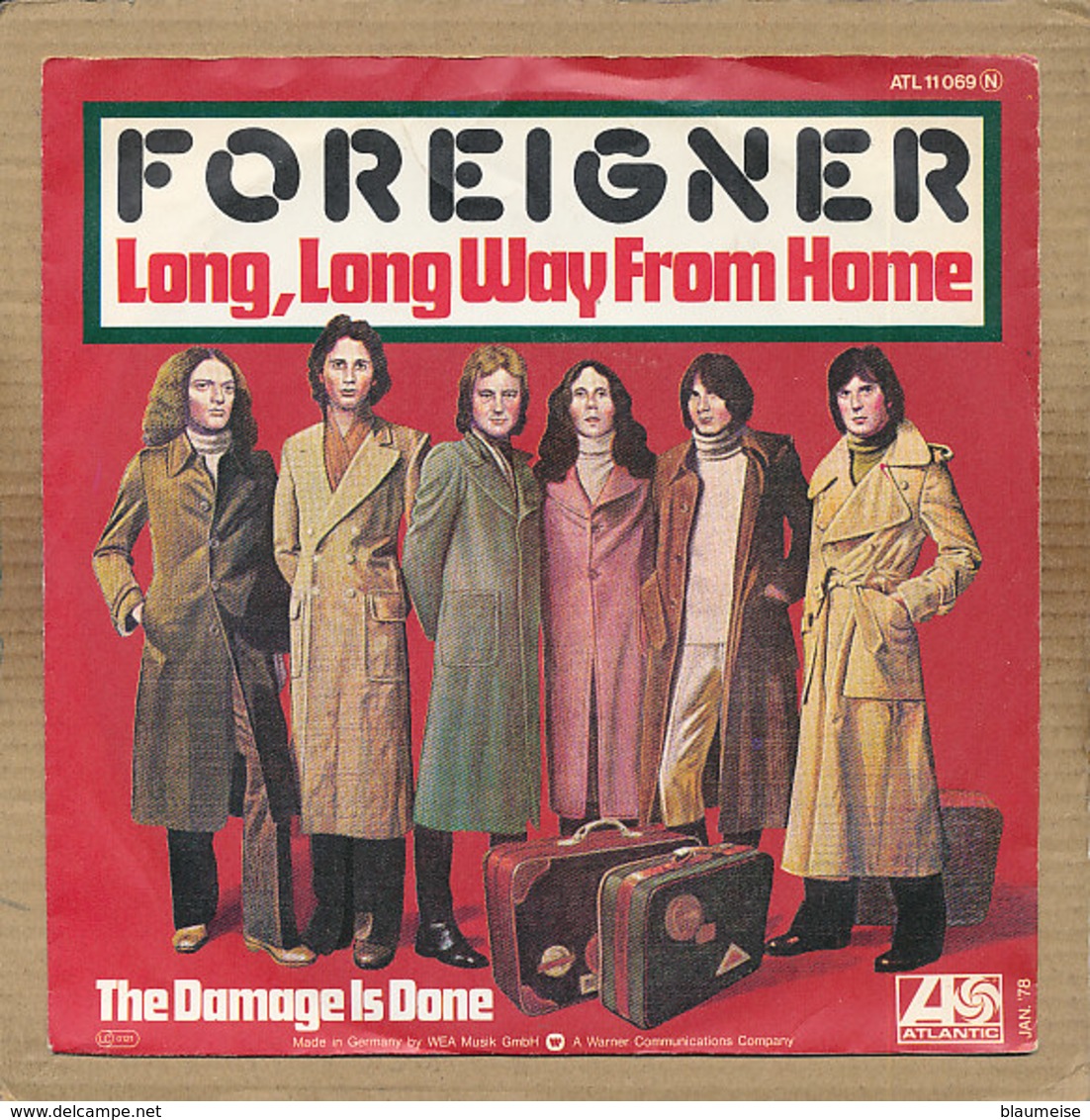 7" Single, Foreigner - Long Long Way From Home - Disco, Pop