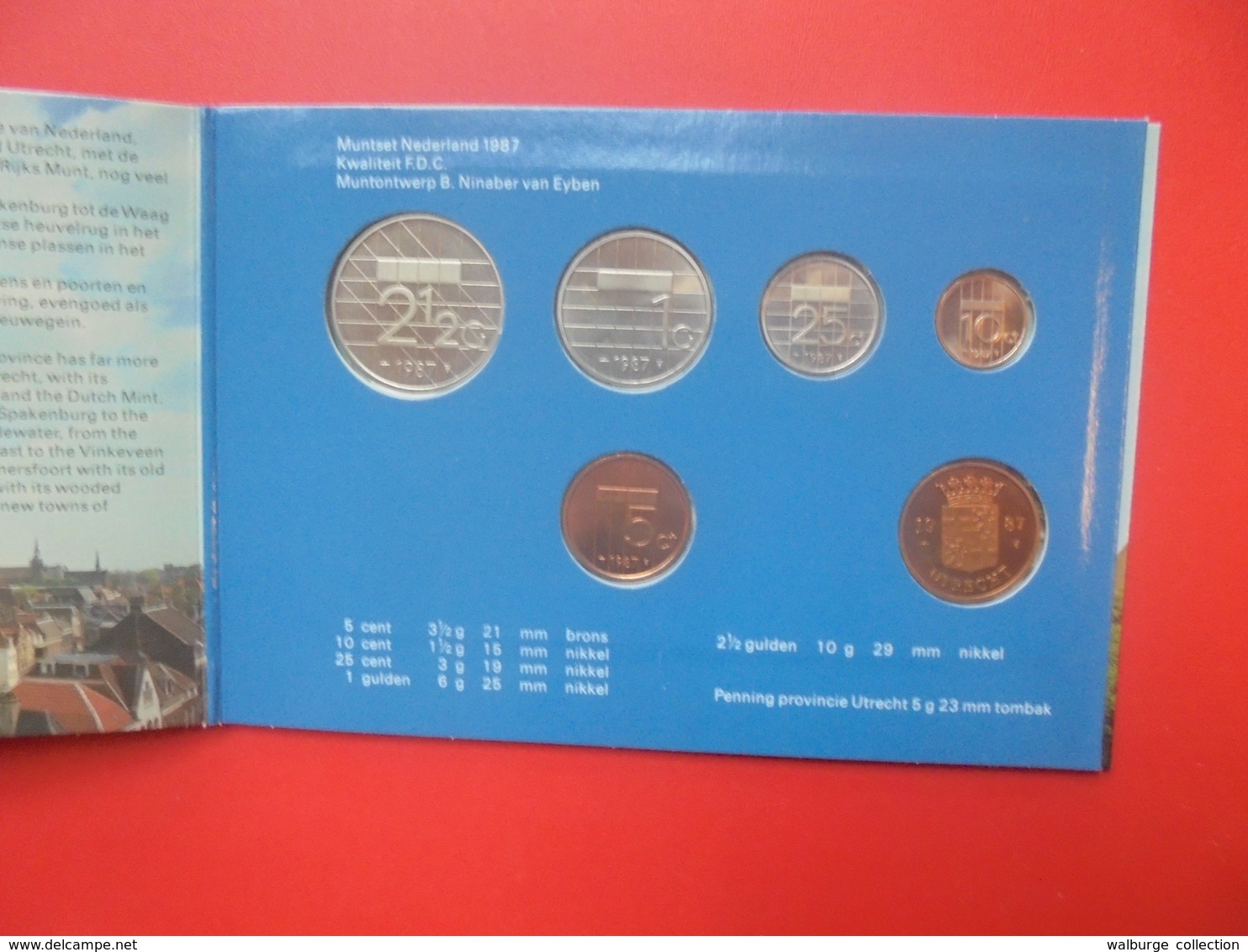 PAYS-BAS FDC 1987 - Mint Sets & Proof Sets