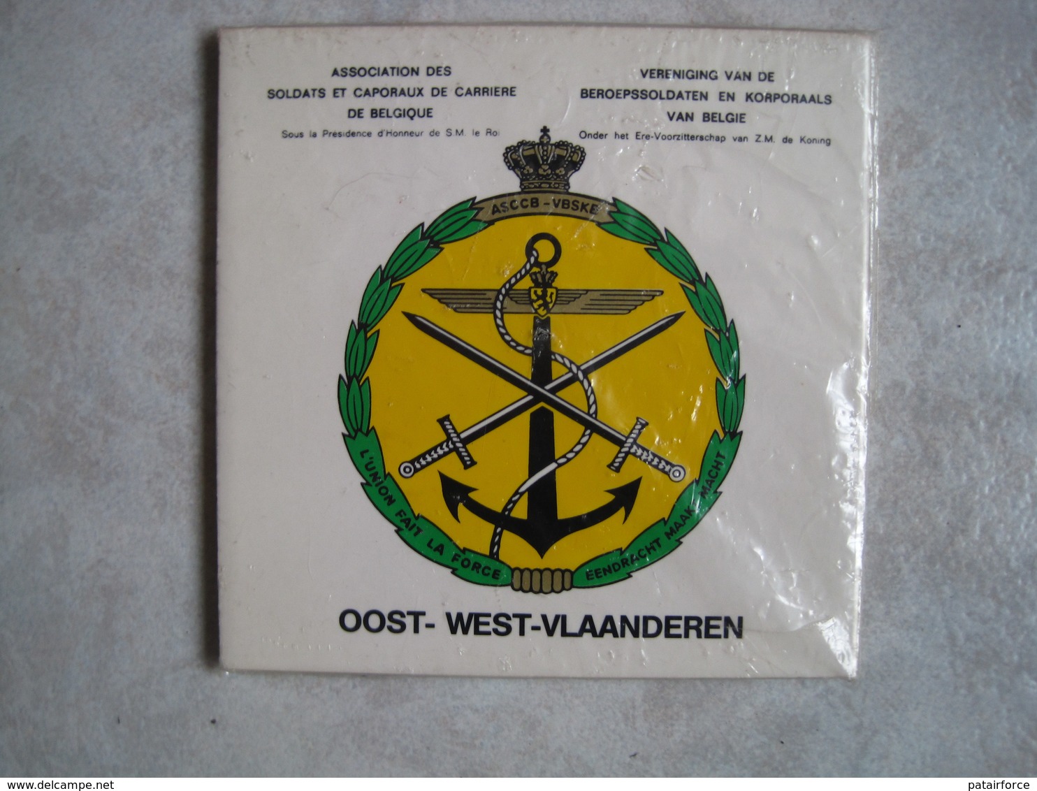 Verening Van De Beroepssoldaten En Korperaals Van Belgie / VBSKS  Armee Belge / ASCCB / ABL - Autres & Non Classés