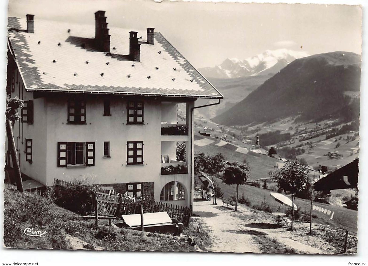 HAUTELUCE - Chalet Marie Thérèse Et Mont Blanc. Edit Cim Postée 1955 - Other & Unclassified