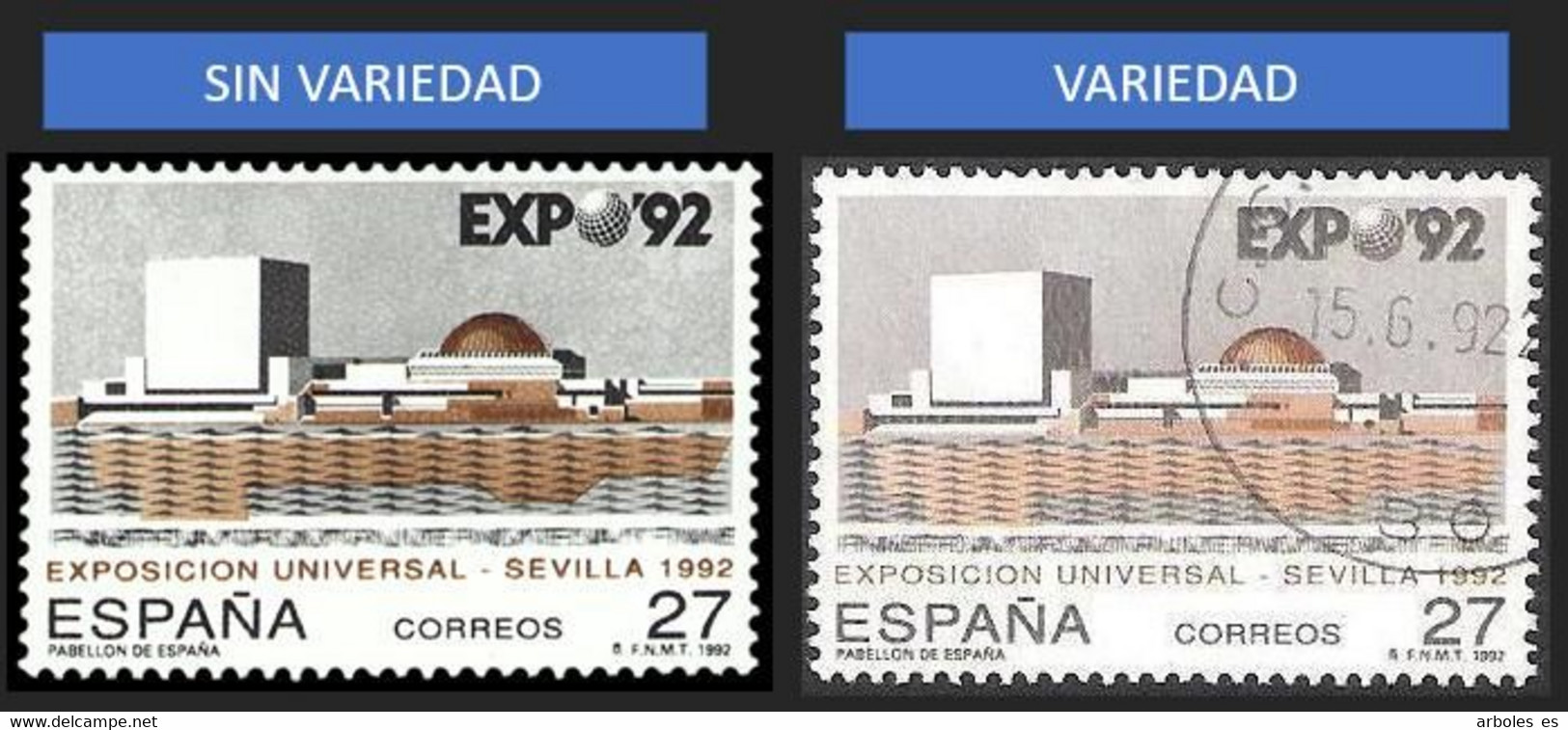 EXPO'92 - AÑO 1992 - Nº EDIFIL 3155cc - VARIEDAD - Variedades & Curiosidades