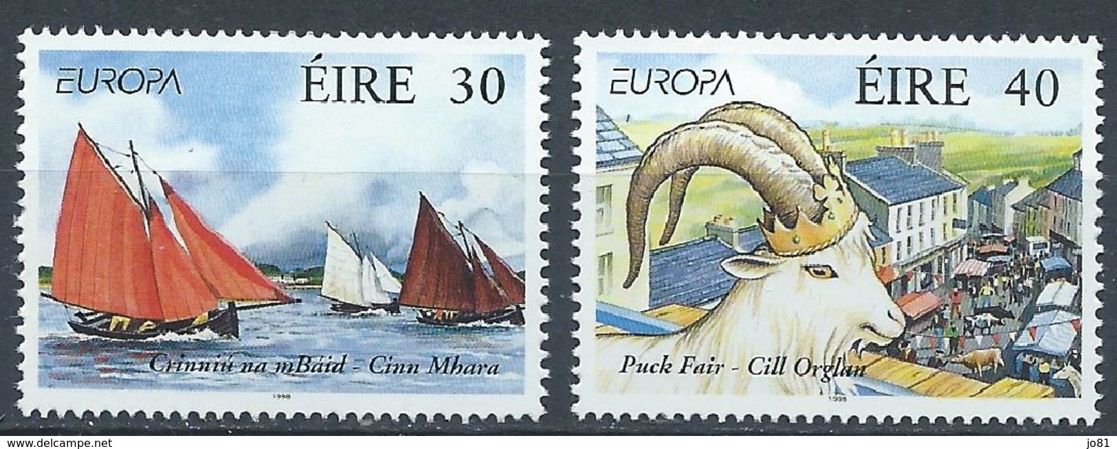 Irlande YT 1073-1074 XX / MNH Europa 1998 - Nuevos