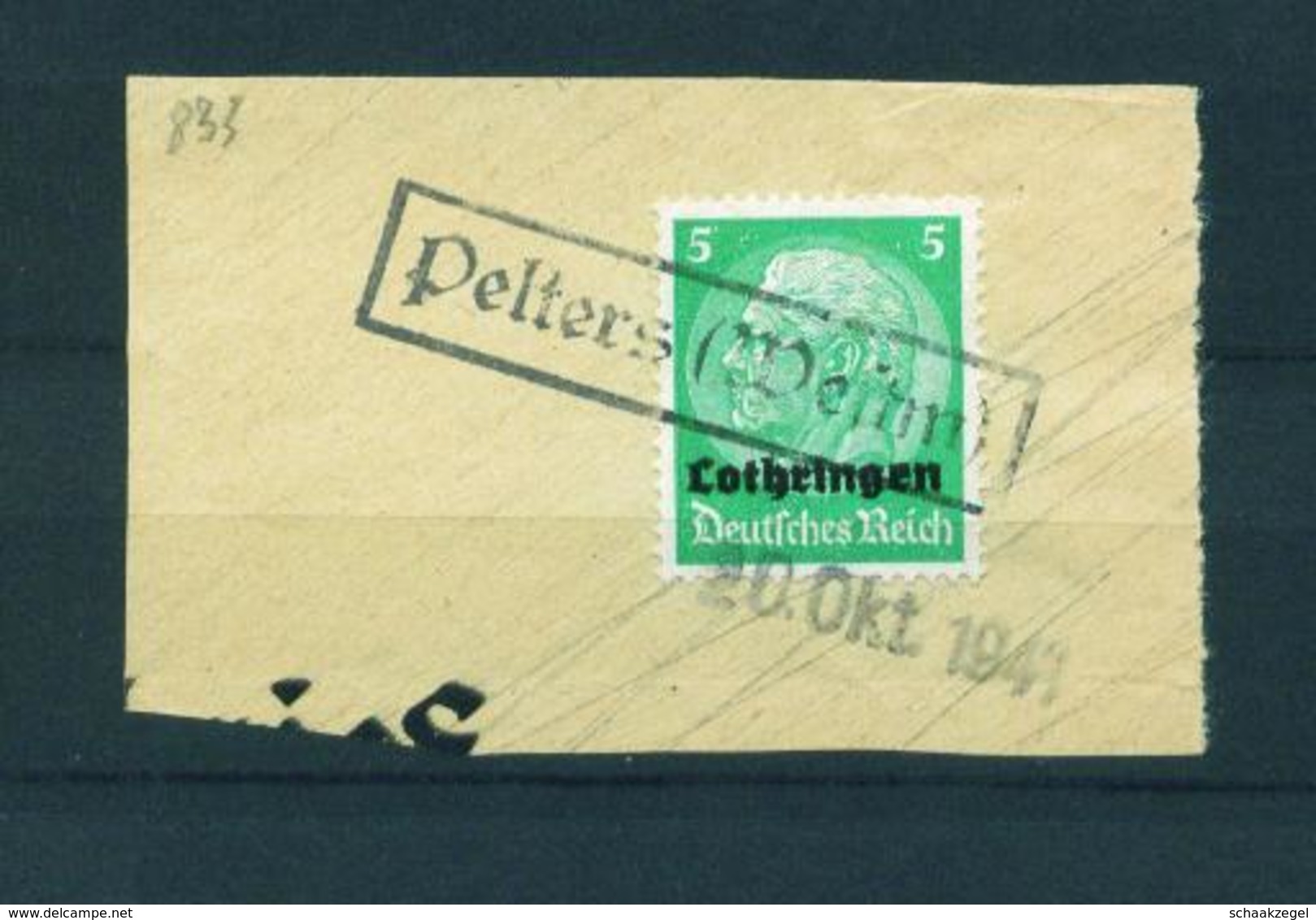 Lothringen	Pelters (Weim)		20-10-1941	150817	14 - Other & Unclassified