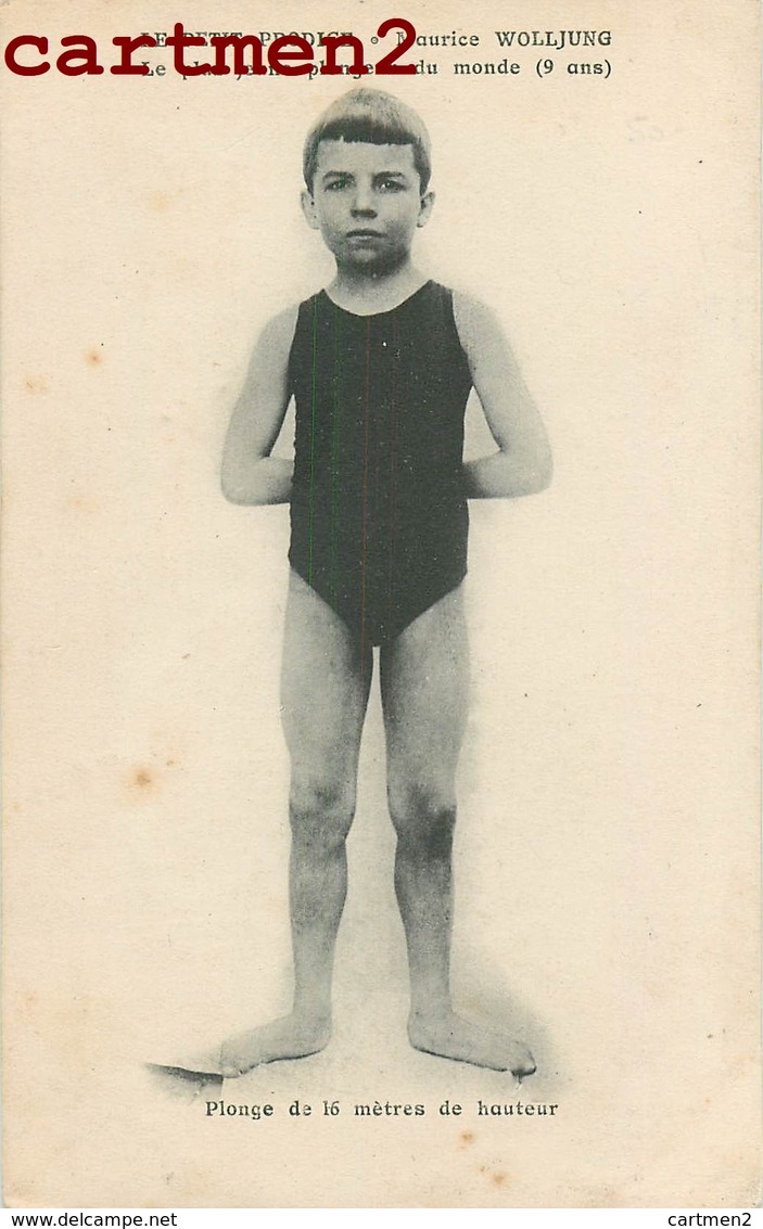 LE PETIT PRODIGE MAURICE WOLLJUNG LE PLUS JEUNE PLONGEUR DU MONDE NATATION PLONGEON SPORT - Zwemmen