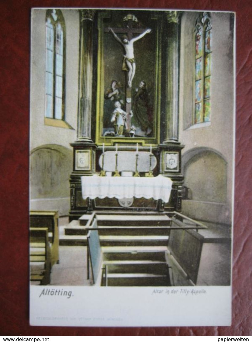 Altötting - Tilly-Kapelle: Altar - Altoetting
