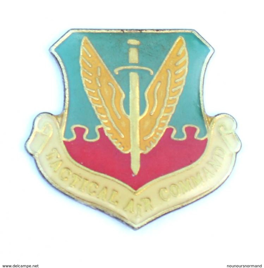 Pin's Insigne TACTICAL AIR COMMAND - Glaive Ailé - USA - J022 - Armee