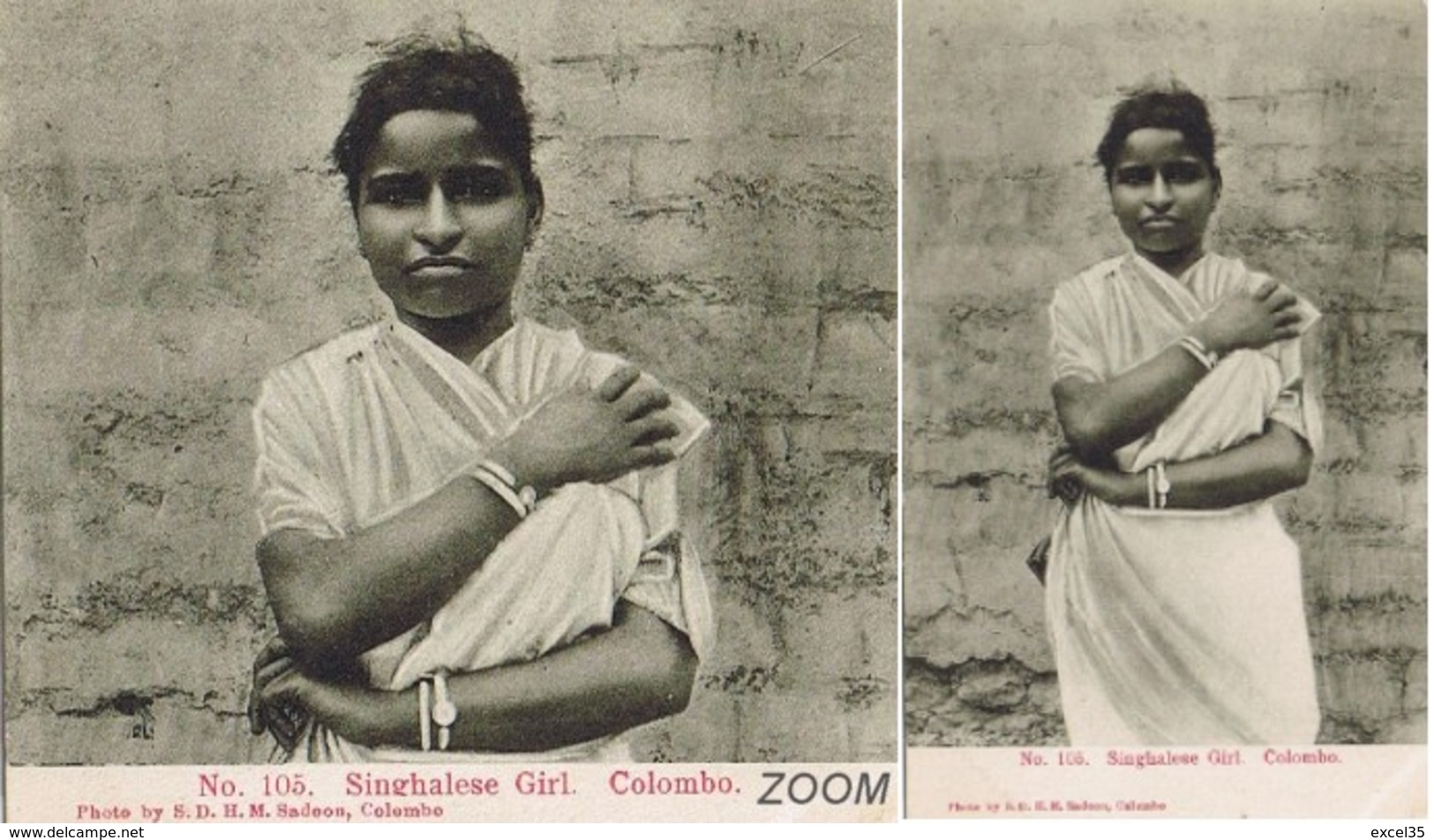 CPA  COLOMBO Singhalese GIrl - Fille Singalaise - TTBE - Photo By S D H M Sadoon, Colombo - TTBE - CEYLAN CEYLON - Sri Lanka (Ceylon)