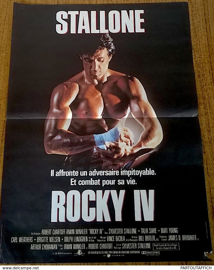 AFF CINE ORIG ROCKY IV 60X40cm 1985 Stallone D Lundgren - Manifesti & Poster