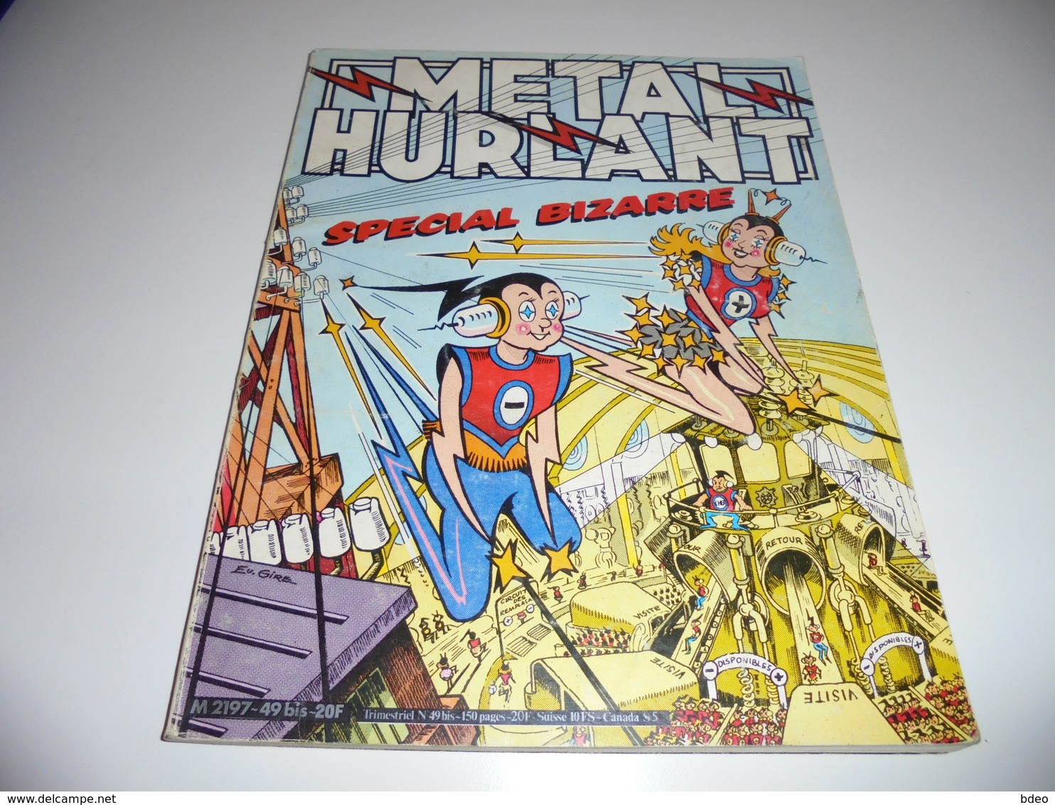 METAL HURLANT SPECIAL BIZARRE/ BE - Métal Hurlant