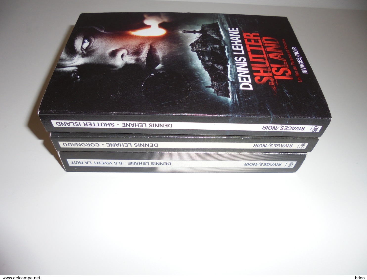 LOT 3 POCHES DENNIS LEHANE/ SHUTTER ISLAND/ CORONADO/ ILS VIVENT LA NUIT/ BE - Rivage Noir