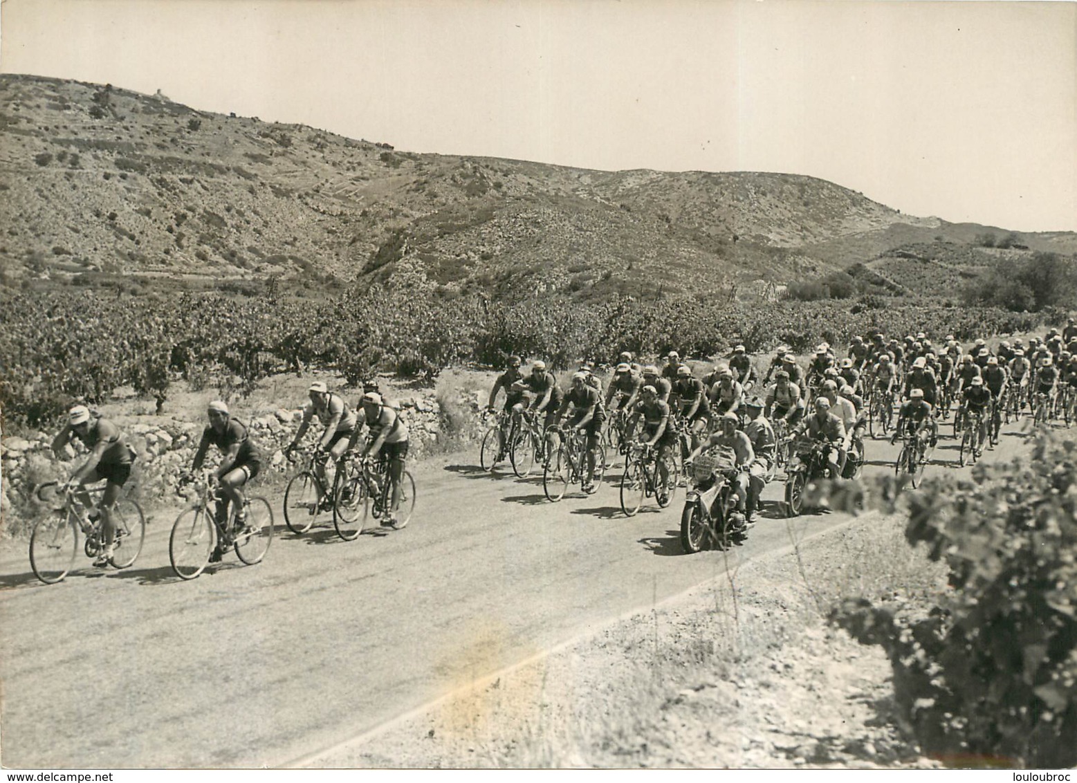 PHOTO ORIGINALE TOUR DE FRANCE CYCLISME 1952 FORMAT 18 X 13 CM - Radsport