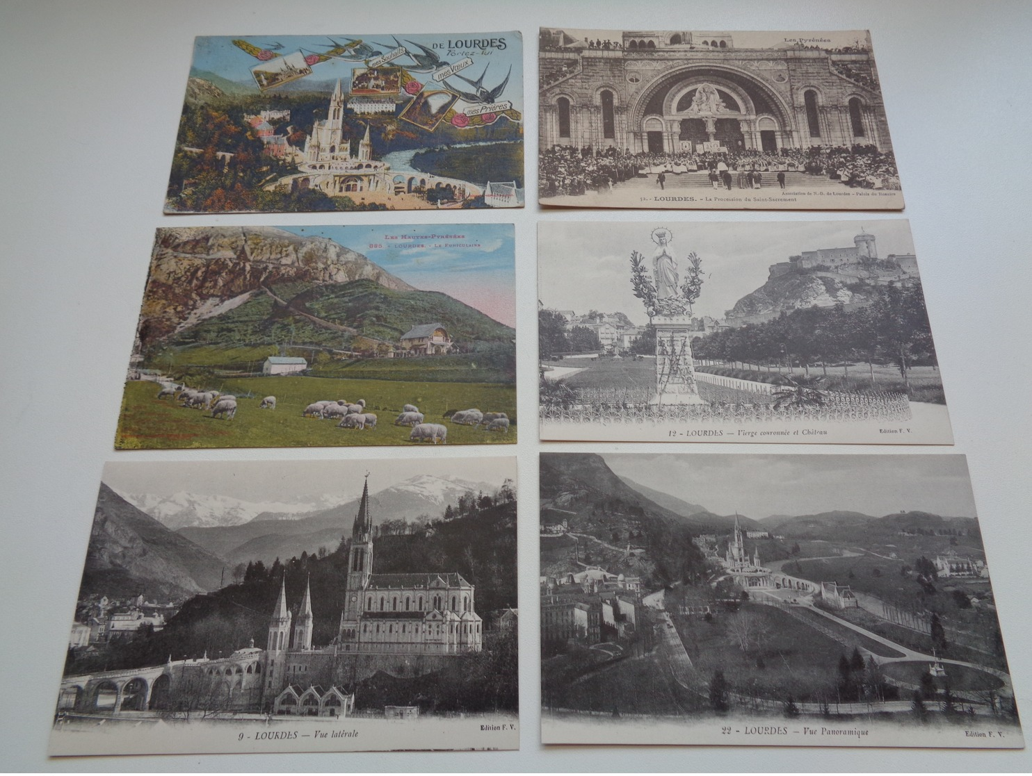 Beau Lot De 60 Cartes Postales De France  Lourdes       Mooi Lot Van 60 Postkaarten Van Frankrijk  - 60 Scans - 5 - 99 Karten