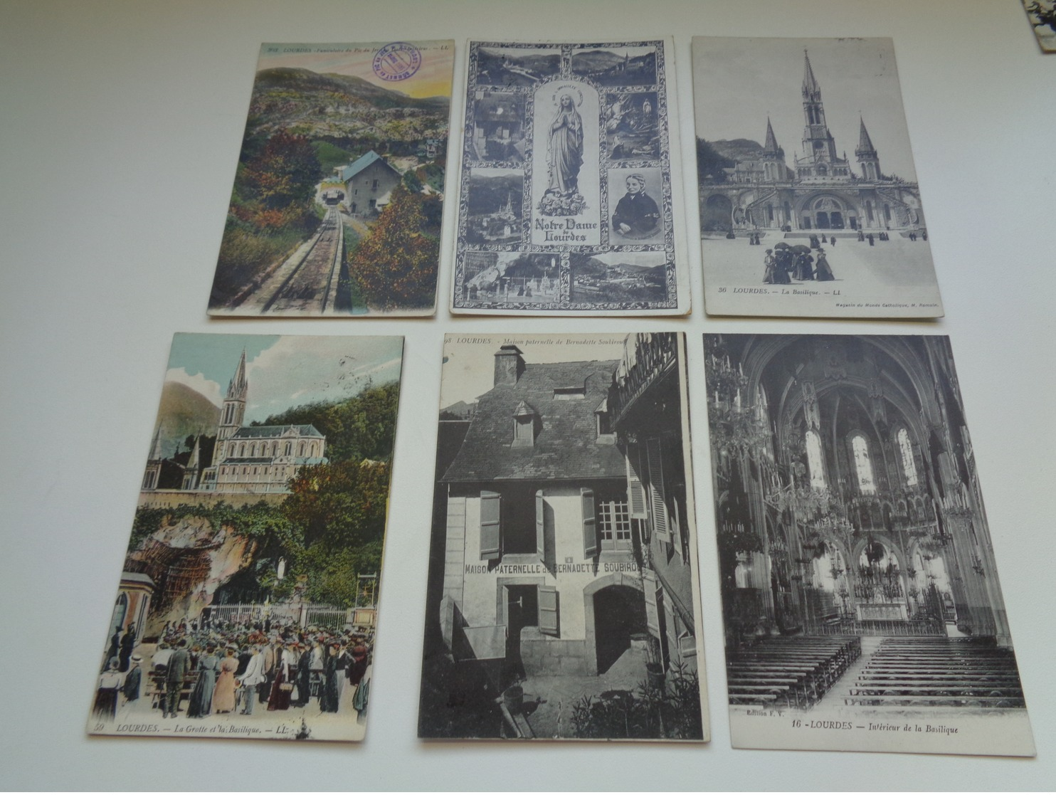 Beau lot de 60 cartes postales de France  Lourdes       Mooi lot van 60 postkaarten van Frankrijk  - 60 scans